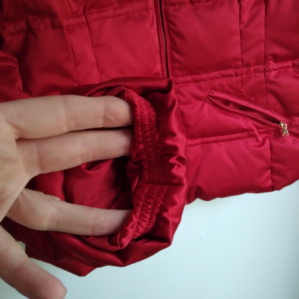 Ralph Lauren Ruby Red Down Coat - image 6